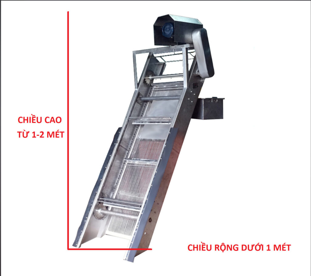 Máy tách rác lược cào: Cấu tạo, nguyên lý làm việc và giá thành 2 thong so may tach rac luoc cao