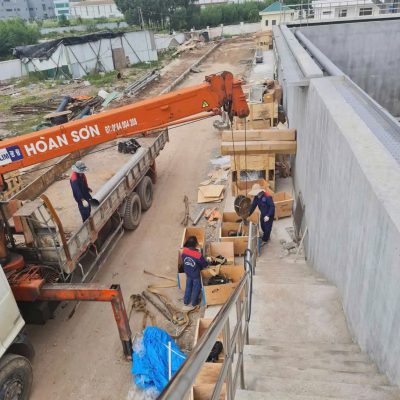 Lắp đặt đường ống thoát nước thải